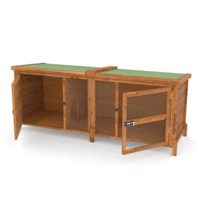 The Hutch Company 6ft Chartwell Rabbit Guinea Pig Hutch Extra Deep and ...