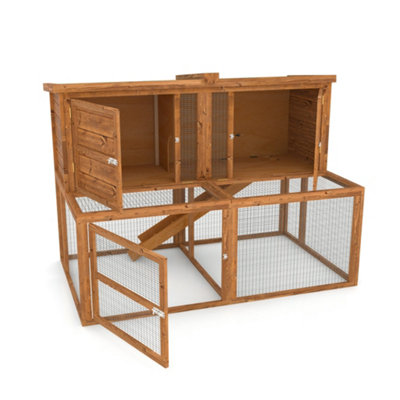 The Hutch Company 6ft Kendal Rabbit Guinea Pig Hutch And Run Combo