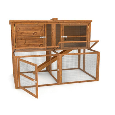 6ft rabbit hutch with run best sale