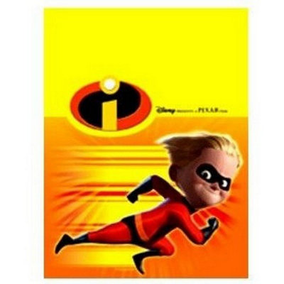 The Incredibles Dash Party Table Cover Yellow/Red (One Size)