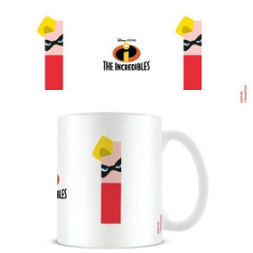 The Incredibles I Alphabet Mug White/Red/Yellow (One Size)