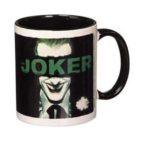 The Joker Put On A Happy Face Mug Black/Dark Green/White (One Size)