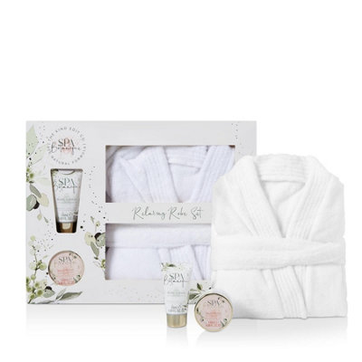 The Kind Edit Co. Skin Expert Vegan Bath Robe Gift Set White 50ml