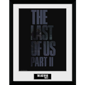 The Last Of Us Logo 30 x 40cm Framed Collector Print
