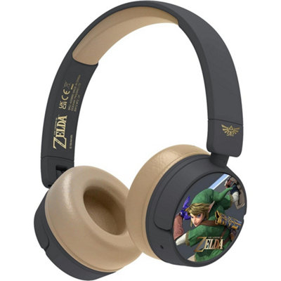 The Legend Of Zelda Childrens/Kids Link Wireless Headphones Grey/Beige (One Size) Price Comparisons | Compare The Build