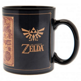 The Legend Of Zelda Heat Changing Mug Black (One Size)