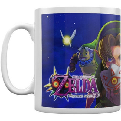 The Legend Of Zelda Majoras Mask Moon Mug White/Blue/Green (One Size)