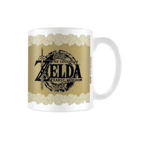The Legend Of Zelda: Tears Of The Kingdom Logo Mug Brown/Black/White (One Size)