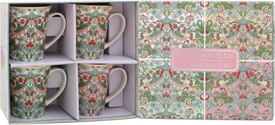 The Leonardo Collection William Morris Strawberry Thief Lot De 4