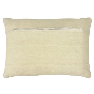 The Linen Yard Jura Woven Geometric Polyester Filled Cushion