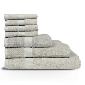 The Linen Yard Loft Combed Cotton 7-Piece Towel Bale