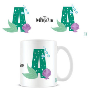The Little Mermaid A Alphabet Mug White/Green (One Size)