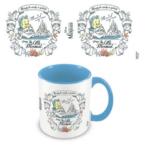 The Little Mermaid Mind Of My Own Inner Two Tone Mug White/Blue (One Size)