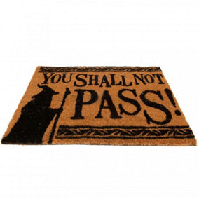 The Lord Of The Rings Doormat Brown (One Size)