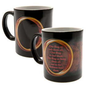 The Lord Of The Rings Heat Changing Ceramic Mug Black/Multicoloured (9 x 8cm)