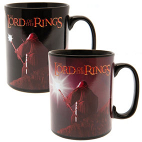 The Lord Of The Rings You Shall Not P Heat Changing Mug Black/Red (One Size)