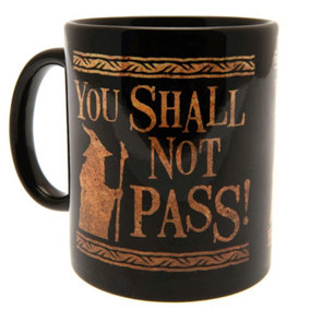 The Lord Of The Rings You Shall Not P Mug Black/Brown (One Size)