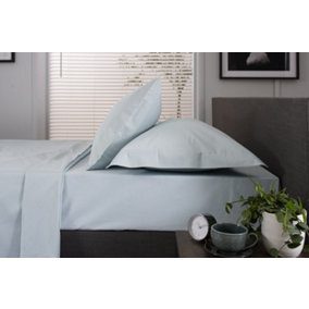The Lyndon Company - 200TC Fitted Sheet Duck Egg