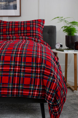 The Lyndon Company Brushed Cotton Royal Stewart Bedlinen Duvet Sets