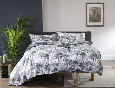 The Lyndon Company - Palm Green Duvet Set Single (print)
