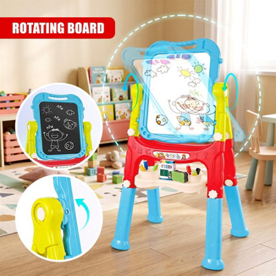 The Magic Toy Shop Children Double Sided Folding Magnetic Drawing Board ...