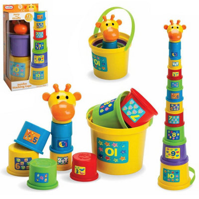 The Magic Toy Shop Gerry The Giraffe Stacking Cups Nesting Shape Sorter ...
