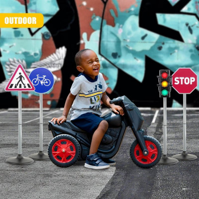 The Magic Toy Shop Kids Road Safety Road Signs and Toy Traffic Lights ...