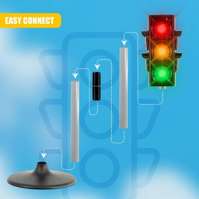 The Magic Toy Shop Kids Road Safety Traffic Light with Sounds and ...