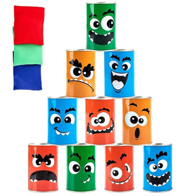 The Magic Toy Shop Tin Can Alley Game Kids Garden Party Outdoor