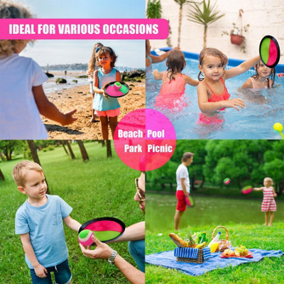 The Magic Toy Shop Toss and Catch It Game Ball and Catchers Set Kids ...