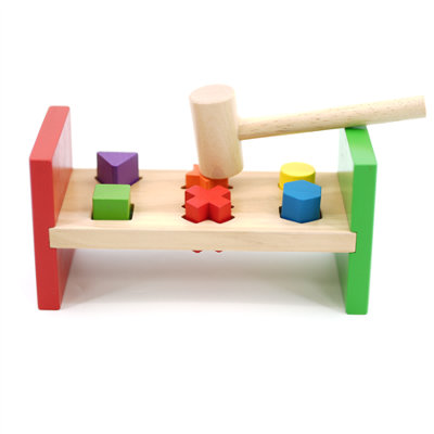The Magic Toy Shop Wooden Hammer Workbench Early Educational Game Toy ...