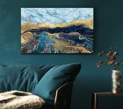 The Marble Road Canvas Print Wall Art - Medium 20 x 32 Inches