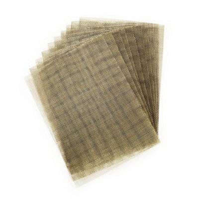 The Mesh Company 1mm Hole Stainless Steel Rodent Mesh - 0.4mm Wire I 16 LPI - 150mm x 210mm x 2