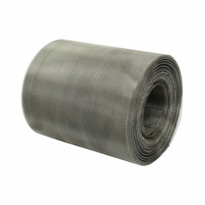 The Mesh Company 1mm Hole Stainless Steel Rodent Mesh - 0.4mm Wire I 16 LPI - 6m x 50mm