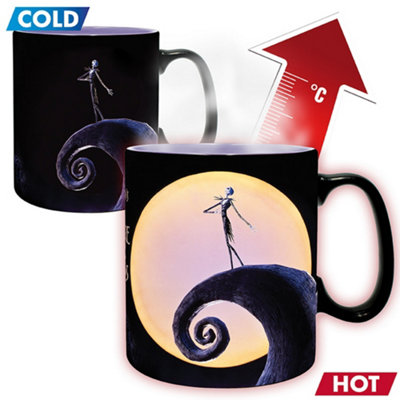 The Nightmare Before Christmas Jack & Moon Heat Change 460ml Ceramic Mug