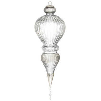 The Noel Collection Smoked Midnight Giant Jewel Drop Bauble Price Comparisons | Compare The Build