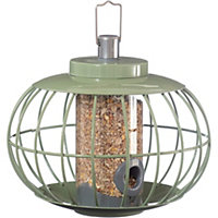 The Nuttery Classic Lantern Seed Squirrel Proof Wild Bird Feeder