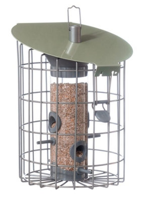 The Nuttery Roundhaus Seed Squirrel Proof Wild Bird Feeder