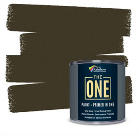 The One Paint Gloss Brown 1 Litre
