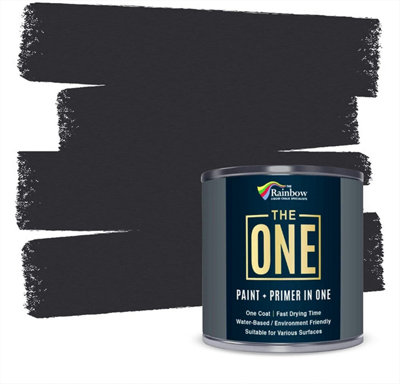 The One Paint Gloss Charcoal 1 Litre