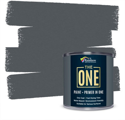 The One Paint Gloss Dark Grey 250ml