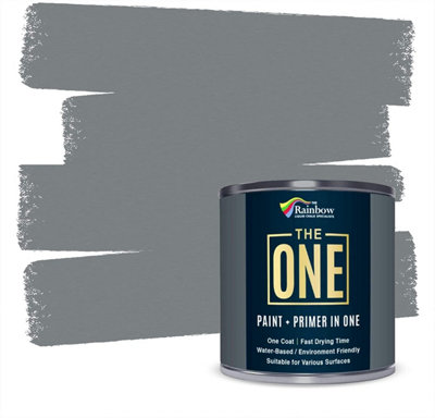 The One Paint Gloss Grey 1 Litre