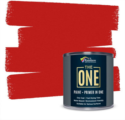 The One Paint Matte Red 1 Litre