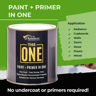THE ONE Paint & Primer - Multi-Surface Indoor & Outdoor Paint, One Coat ...