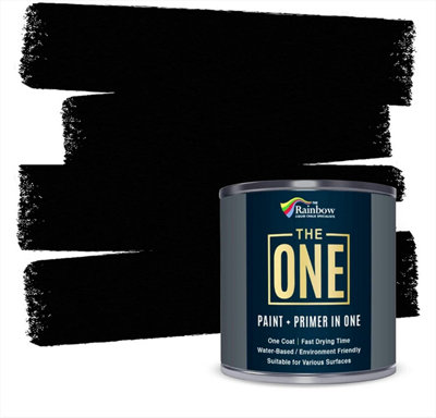 The One Paint Satin Black 1 Litre