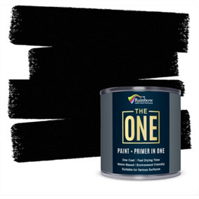The One Paint Satin Black 1 Litre