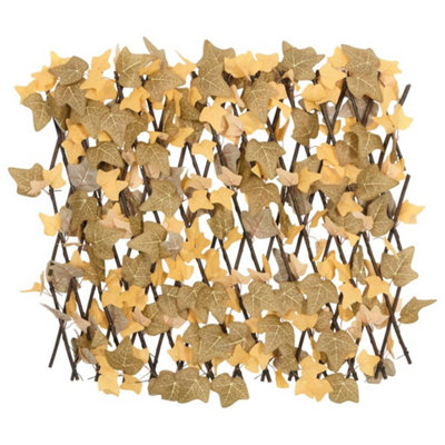 The orange telescopic artificial leaf screen has the characteristics of being retractable