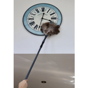 The Original Home Valet Ozzie Ostrich Feather Duster with telescopic pole