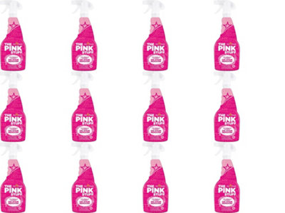 The Pink Stuff Miracle Laundry Oxi Stain Remover Spray - 500ml (Pack of 12)