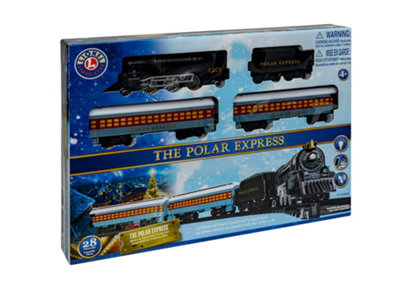 The Polar Express 28 Piece Train Set Locomotive Railway Playset Toy Vehicle